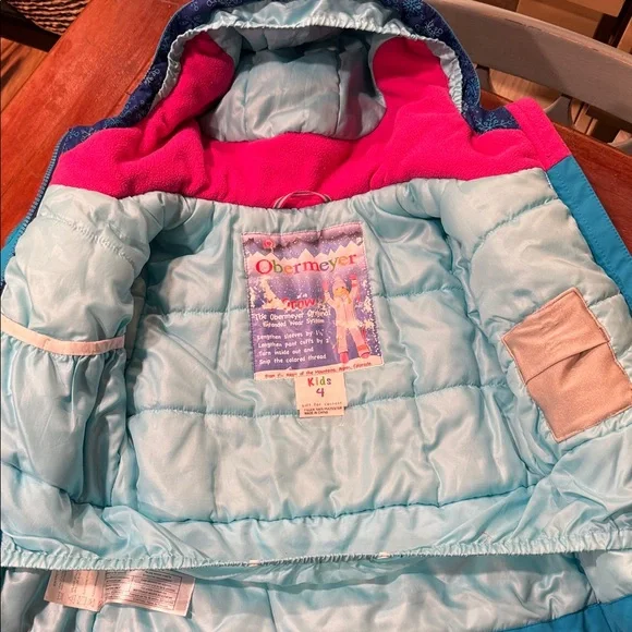 OBERMEYER Pico Girls Jacket Snow Ski Kids. Size 4. - Picture 2 of 8